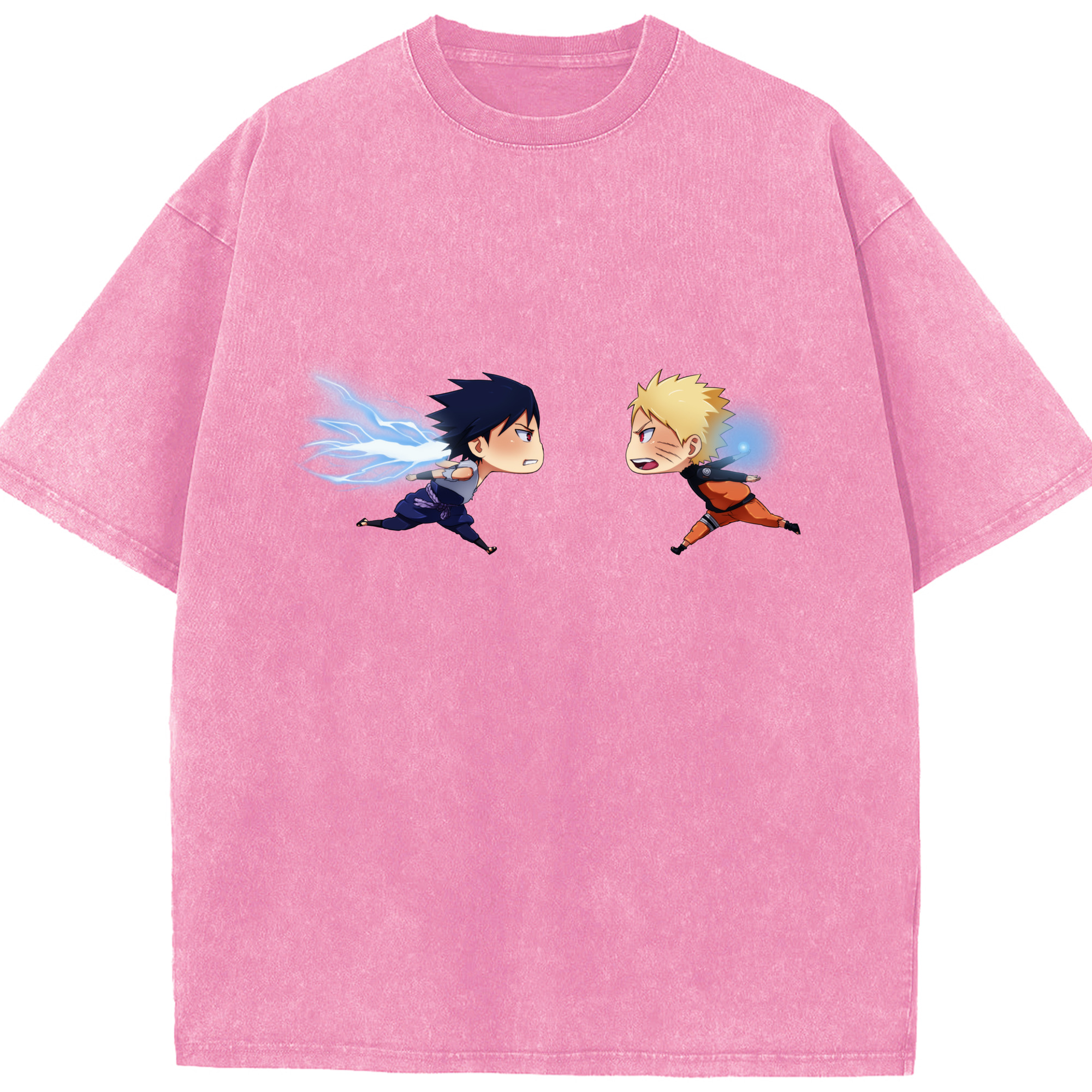 （画像用） NARUTO -ナルト- うずまき ナルト Uzumaki Naruto 綿100% ヴィンテージ風 半袖Tシャツ（フロントプリント）